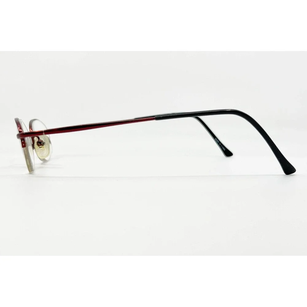 Taylor Scottsdale Lindsay Eyeglasses Womens Merlot Red Half Rim 46-19-135